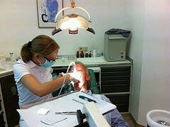 Visiting the dentist